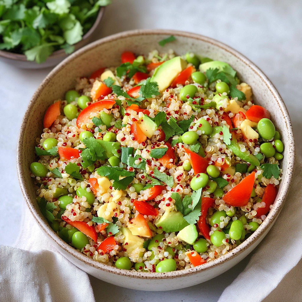 Quinoa Edamame Salad