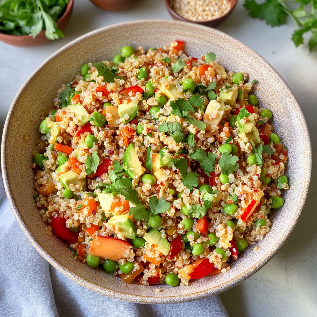 Quinoa Edamame Salad