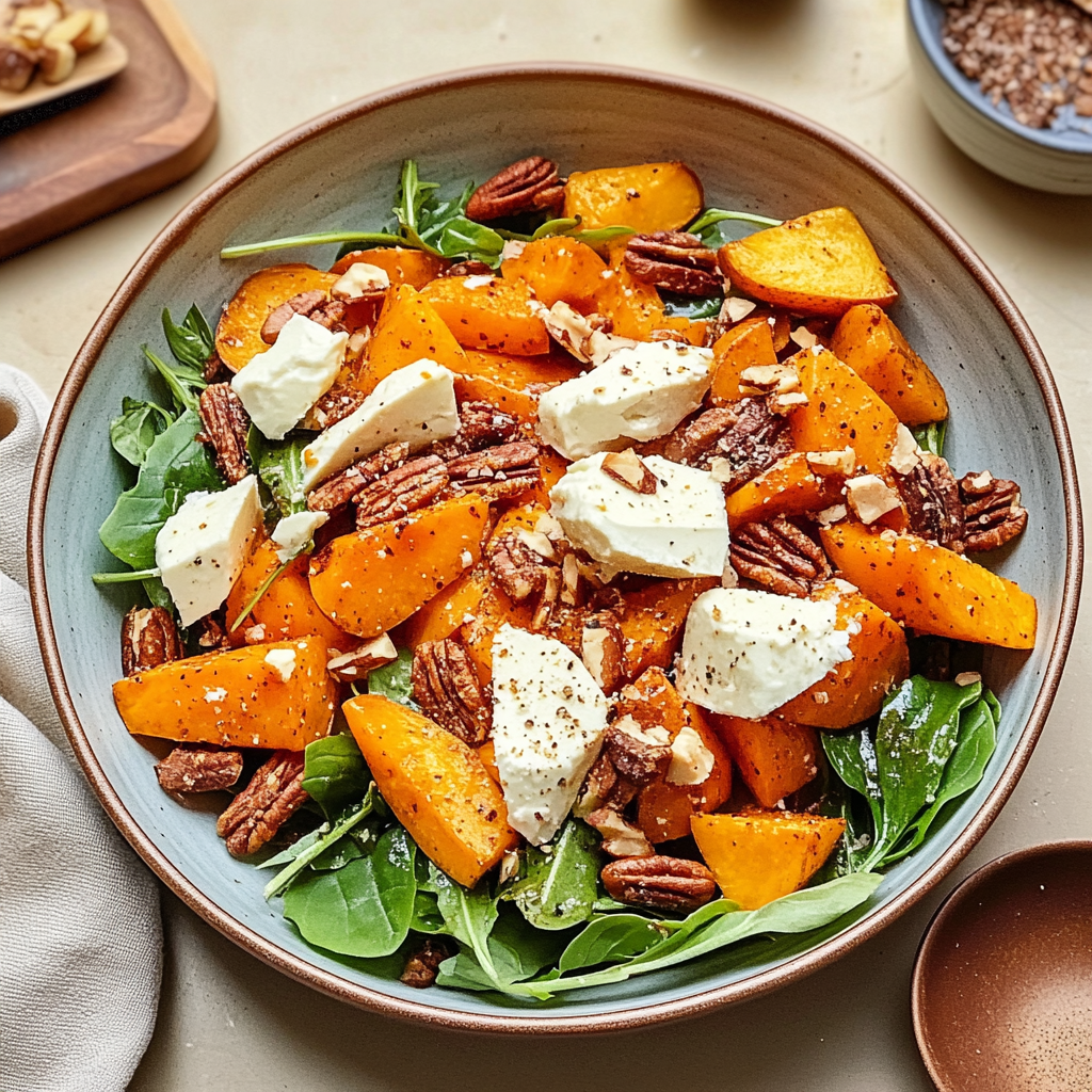 Roasted Sweet Potato Salad with Orange Vinaigrette