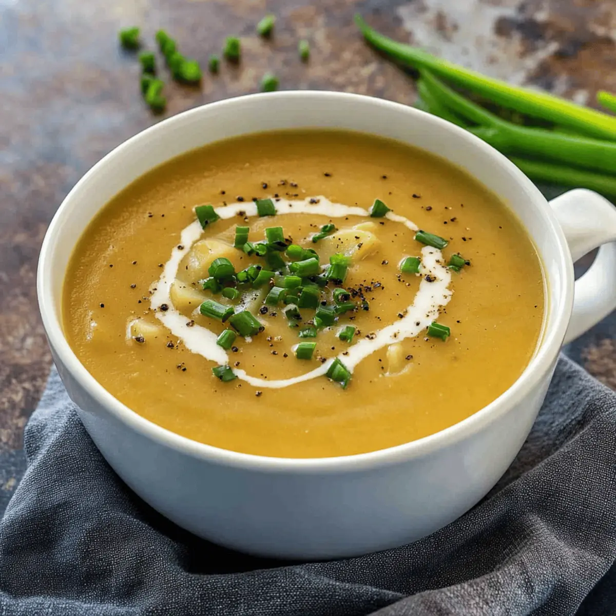 Slow Cooker Potato Leek Soup