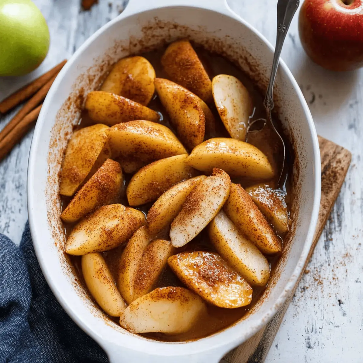 Brown Sugar Cinnamon Baked Apples