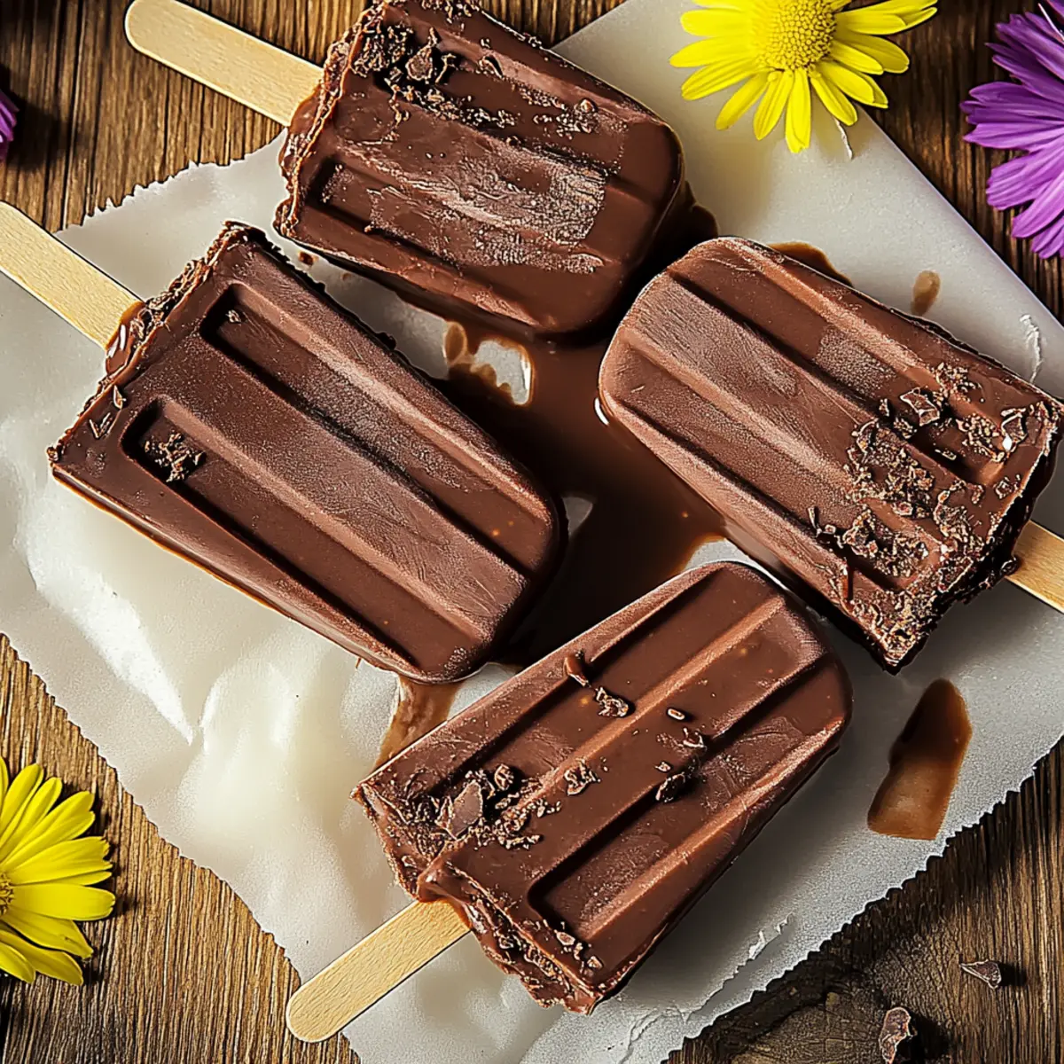 Chocolate Avocado Fudgesicles