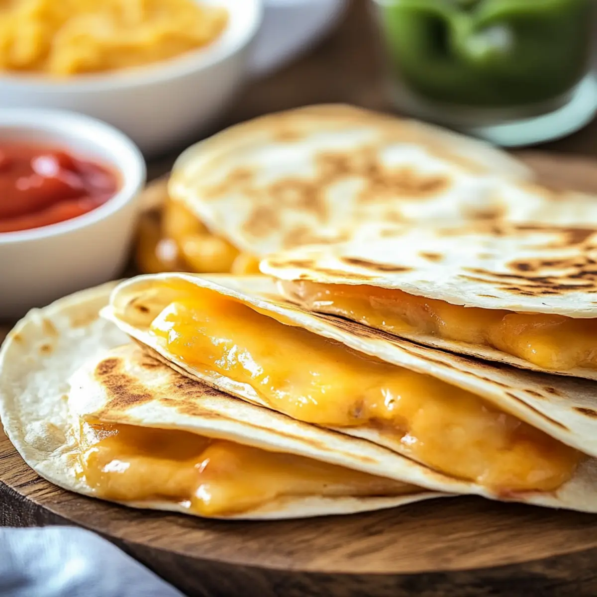 Mini Cheese Quesadillas