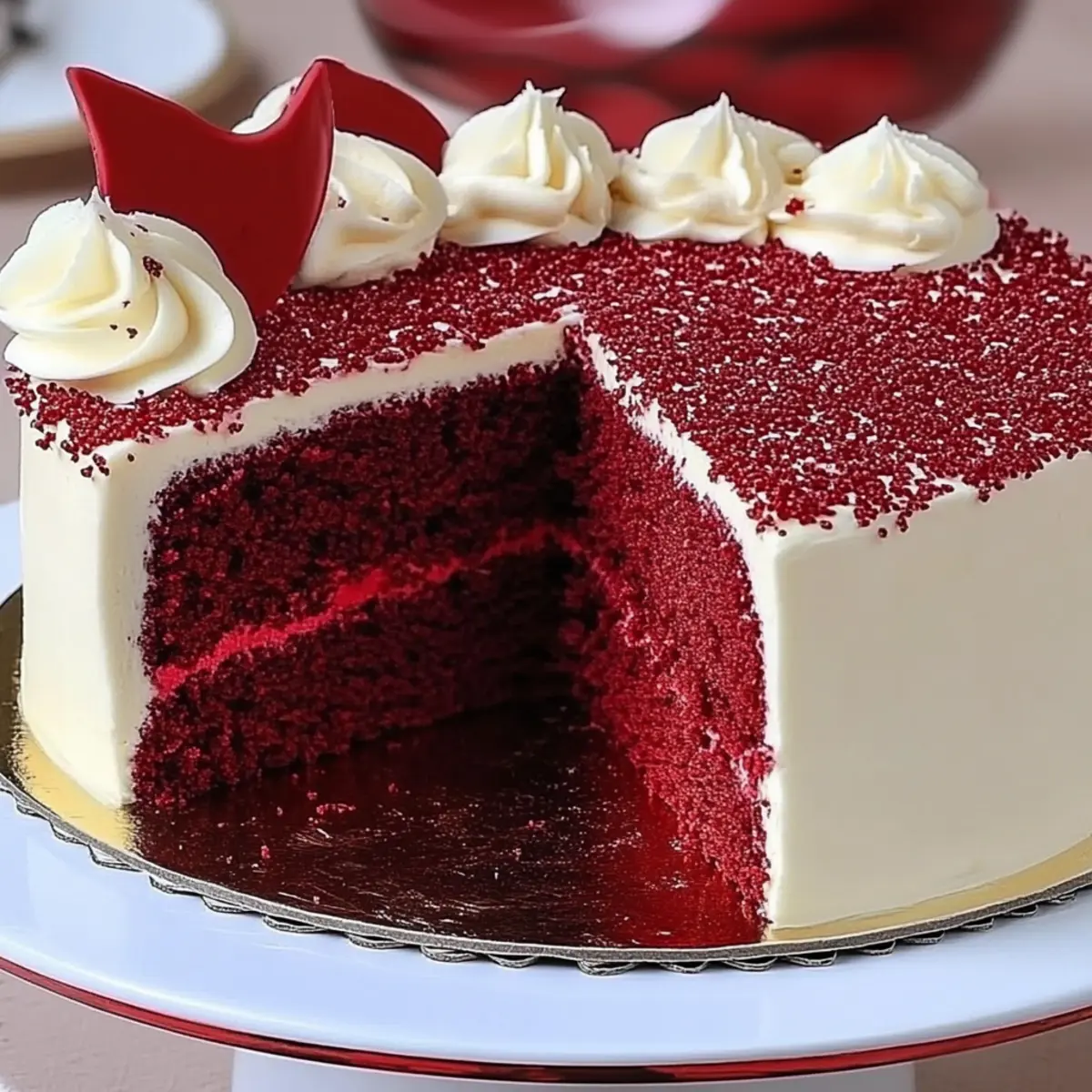 Surprise Inside Red Velvet Cake