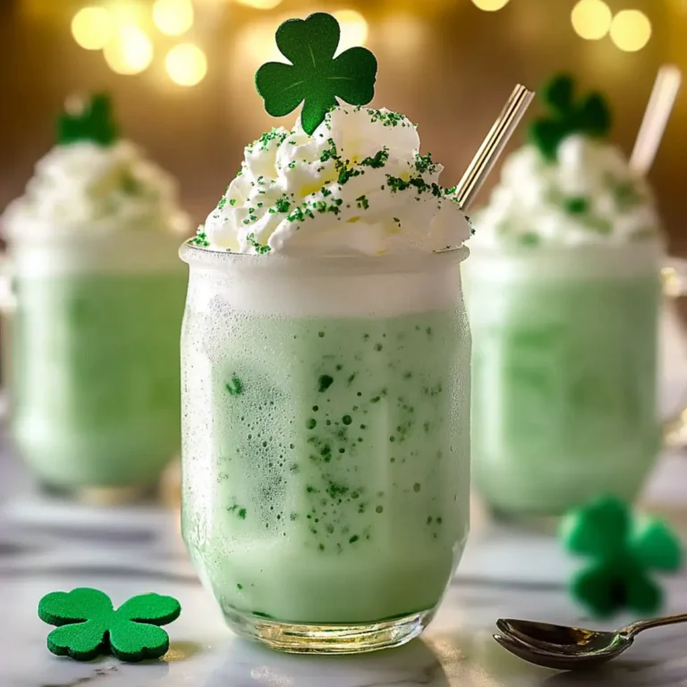 Shamrock Sherbet Float