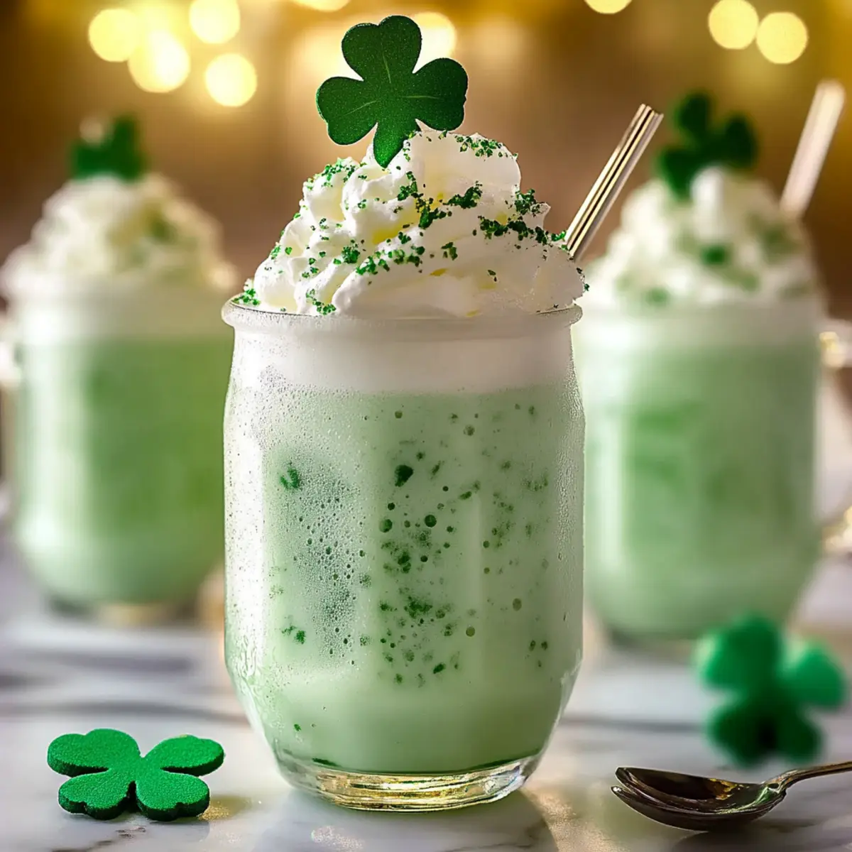 Shamrock Sherbet Float