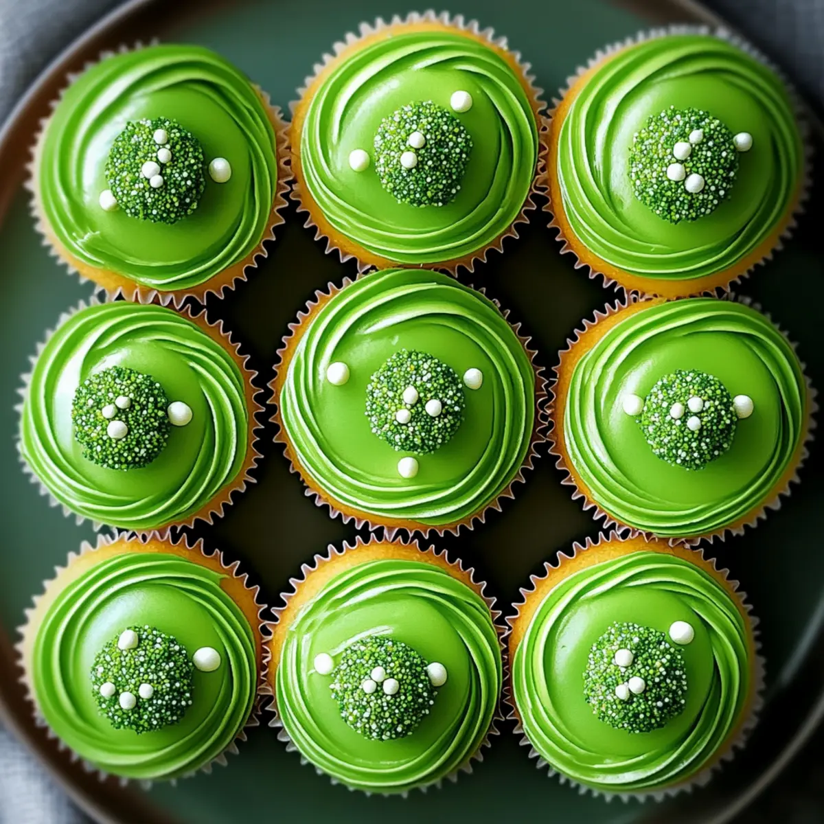 Green Cupcakes
