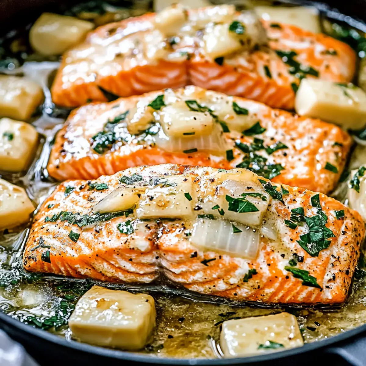 One-Pan Garlic Butter Salmon