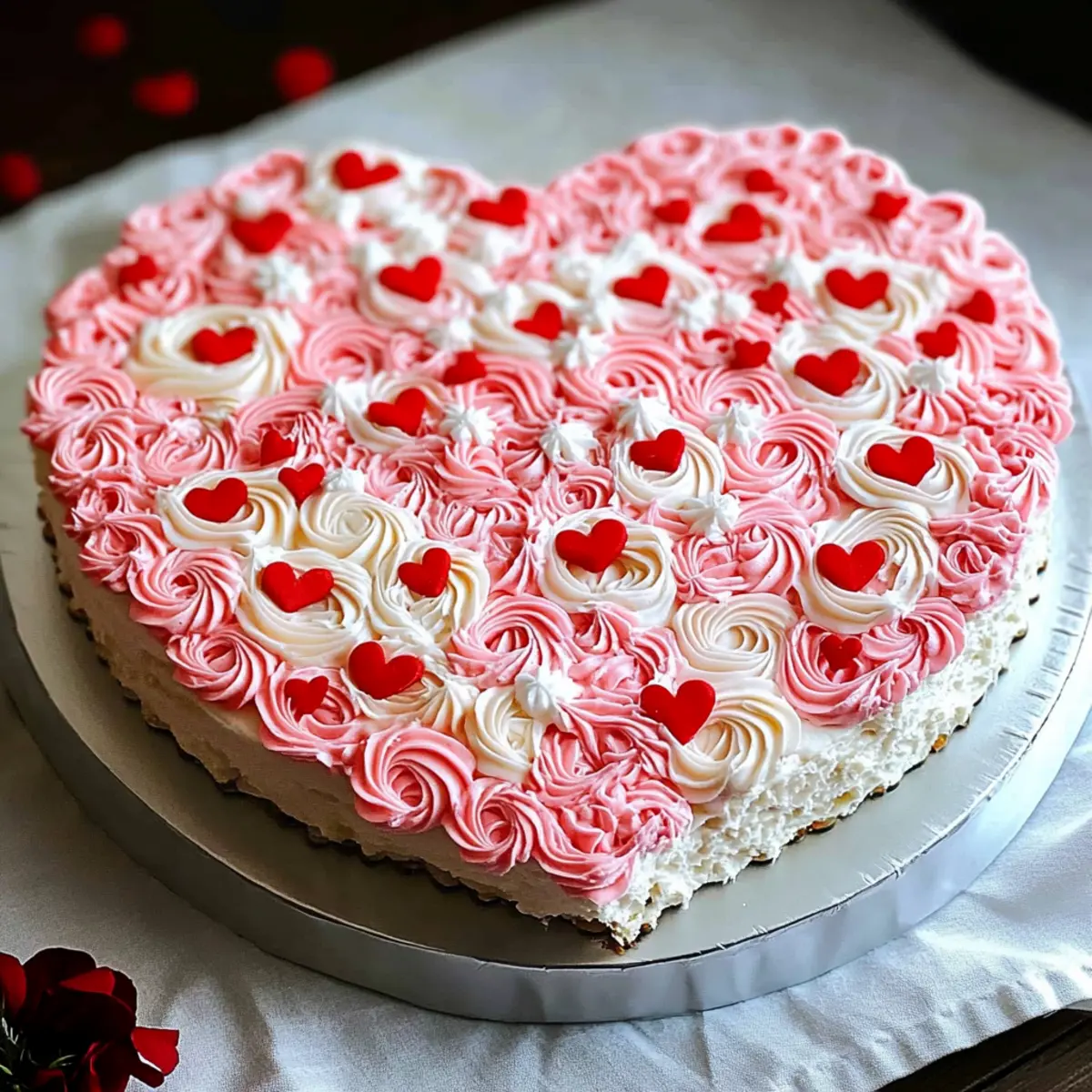 Decorated Valentine Cakes