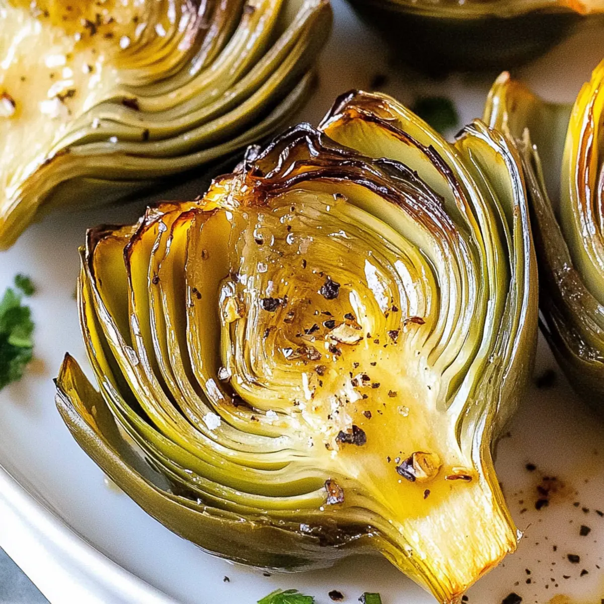 Oven Roasted Artichokes