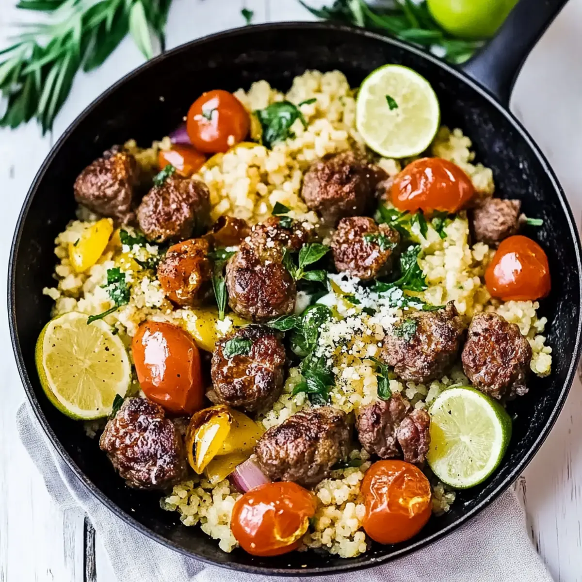 Greek Beef Skillet