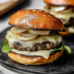 French Onion Soup Burgers