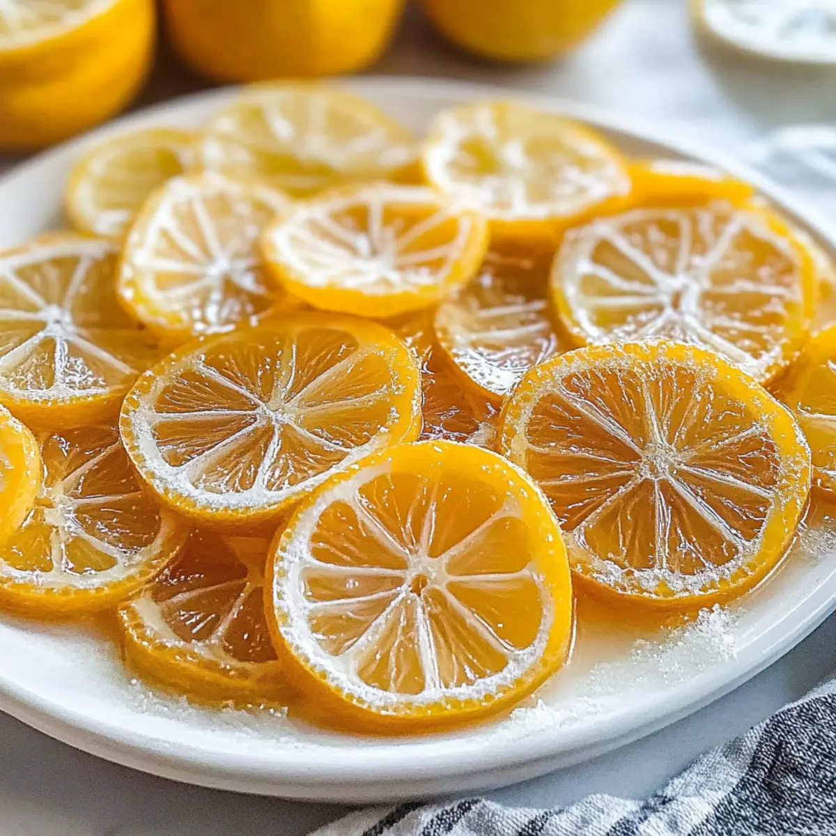 Candied Lemon Slices