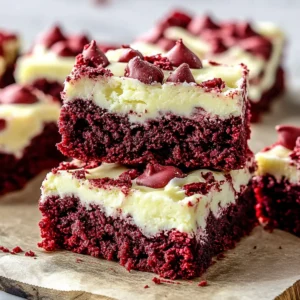 Red Velvet Cookie Bars