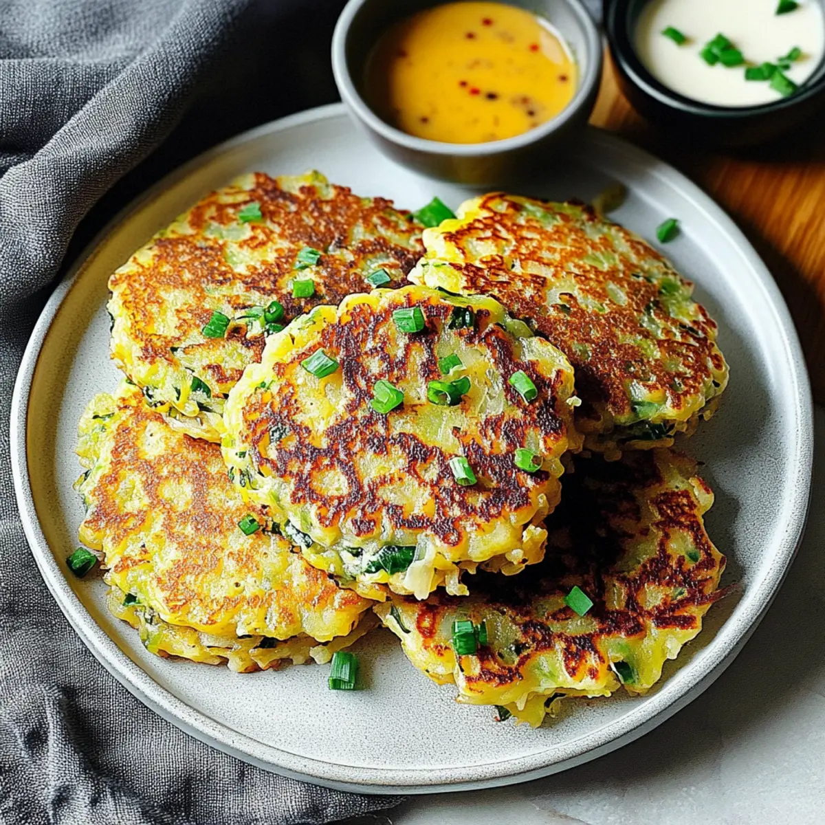 Vegetarian Cabbage Pancakes