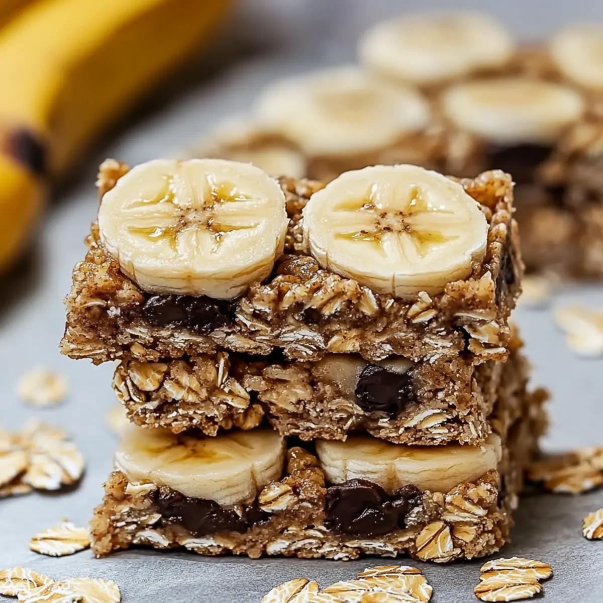Banana Oatmeal Bars