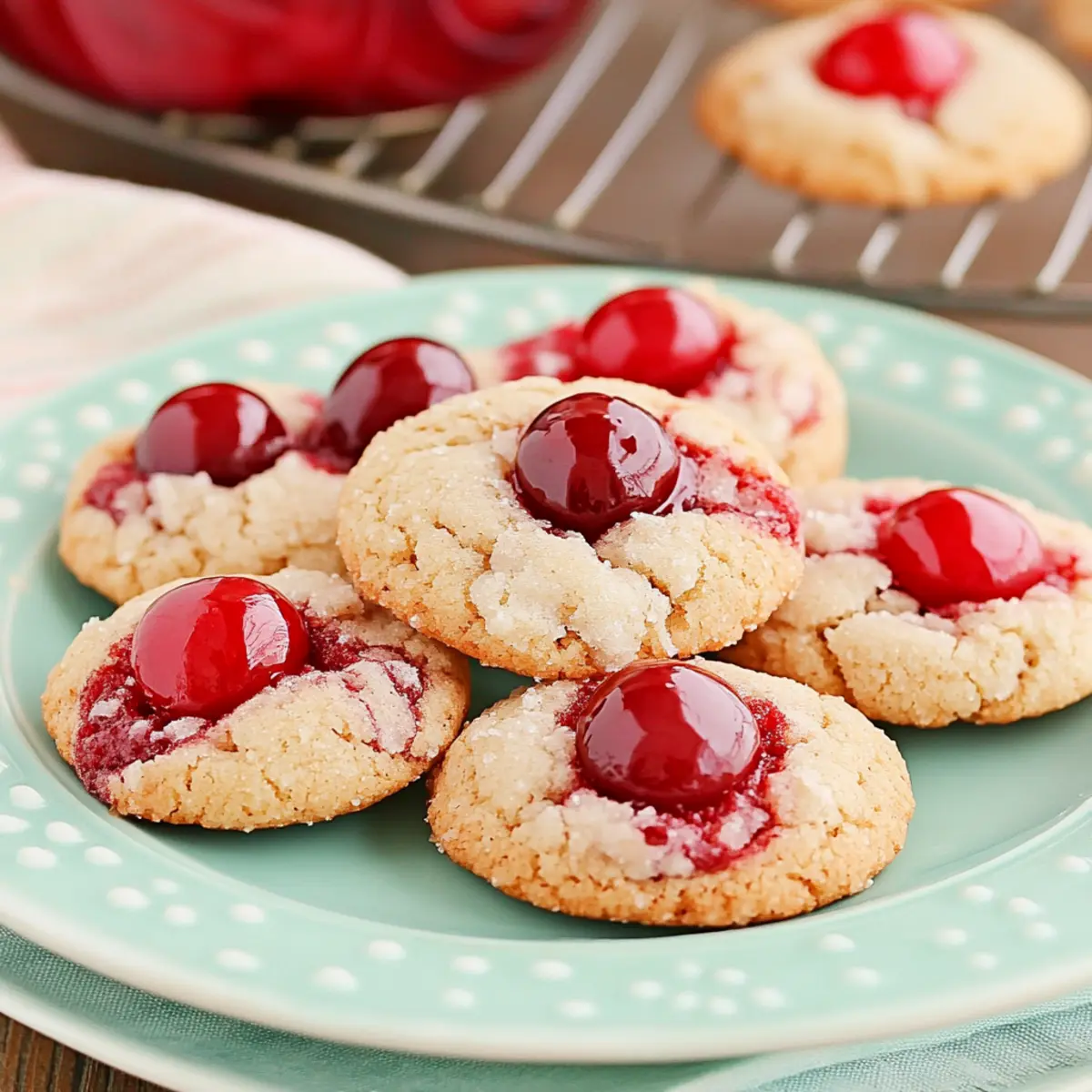 Cherry Kiss Cookies