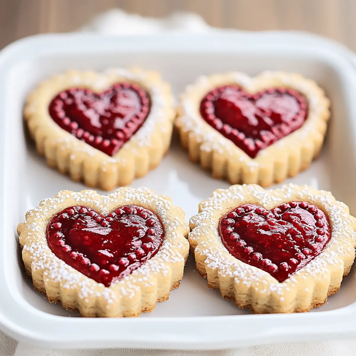 Linzer Heart Cookies