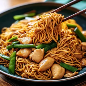 Quick Chicken Chow Mein