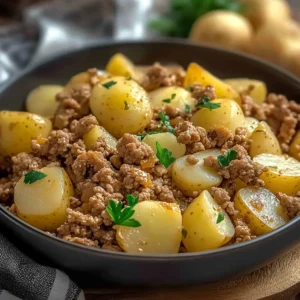 Ground Turkey with Potatoes