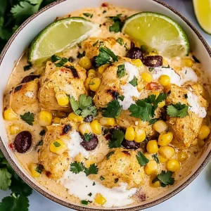 Crockpot Mexican Street Corn Chicken