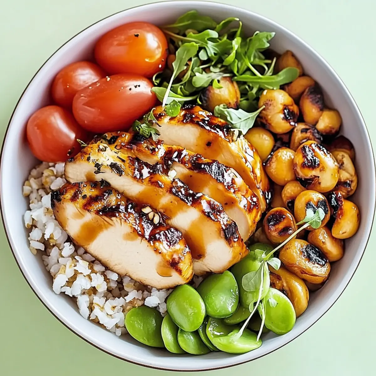 Low Cal High Protein Chicken Dinner