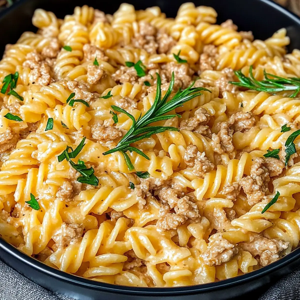 Ground Turkey Pasta