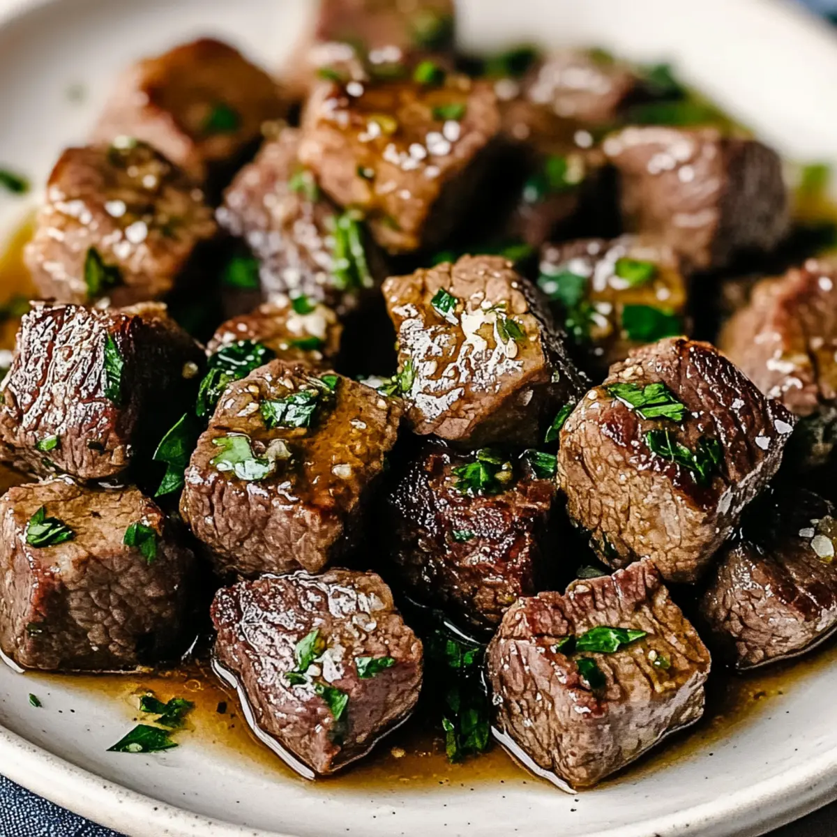 Garlic Butter Steak Bites