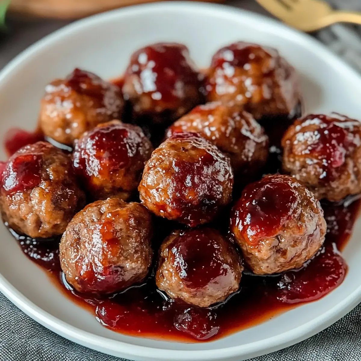 Cranberry Meatballs