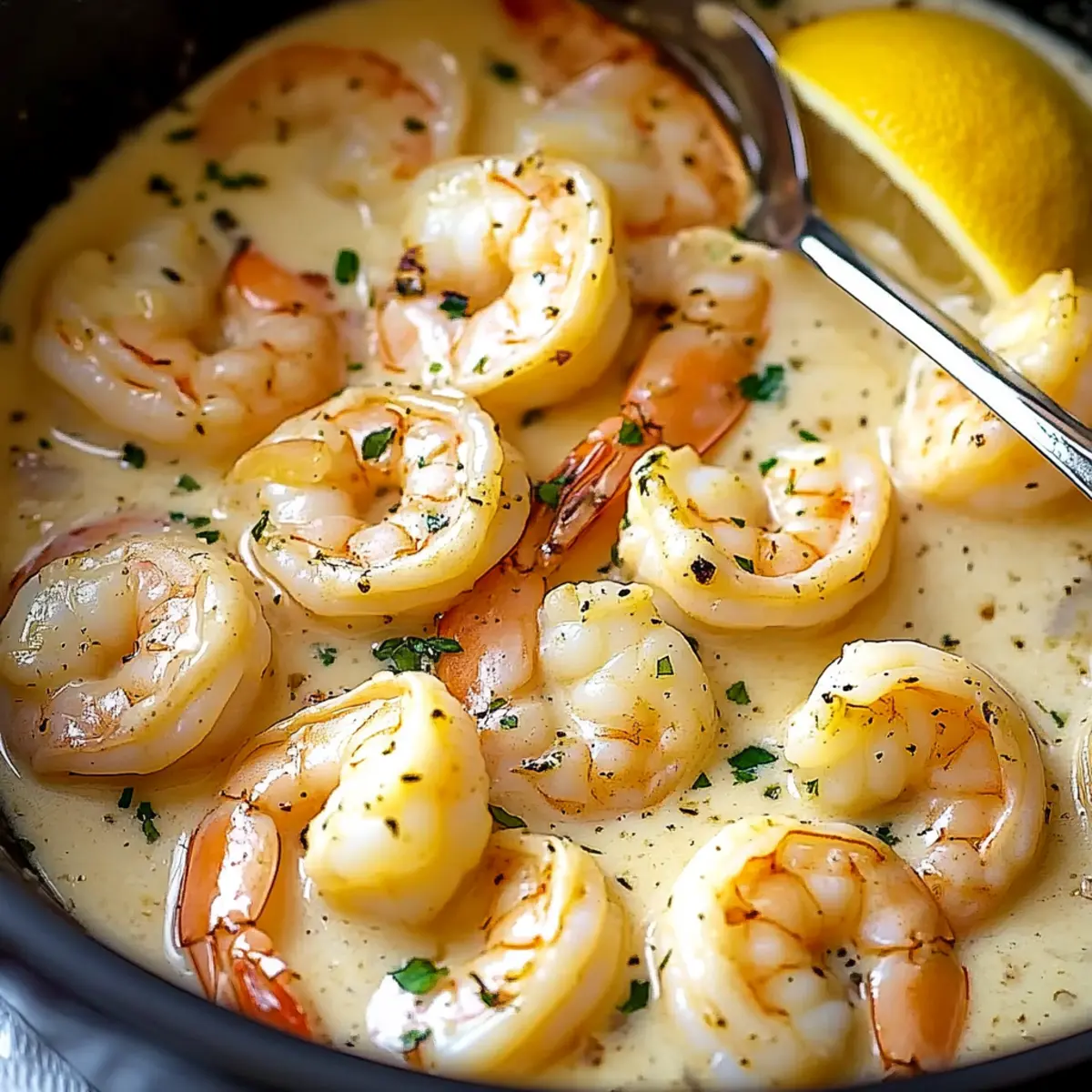 Creamy Garlic Shrimp