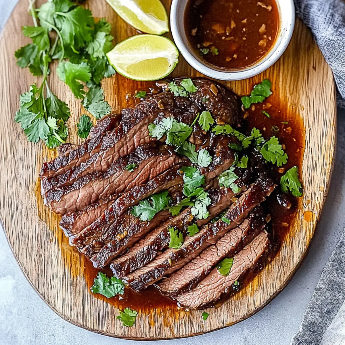 Slow Cooker Beef Flank Steak