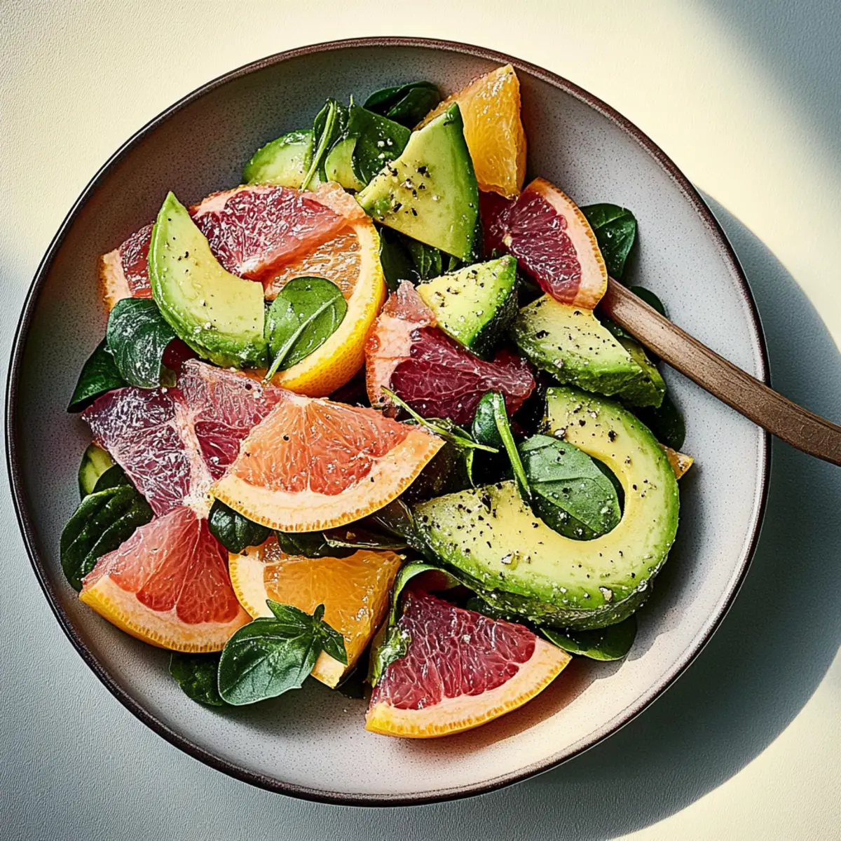 Grapefruit Avocado Salad