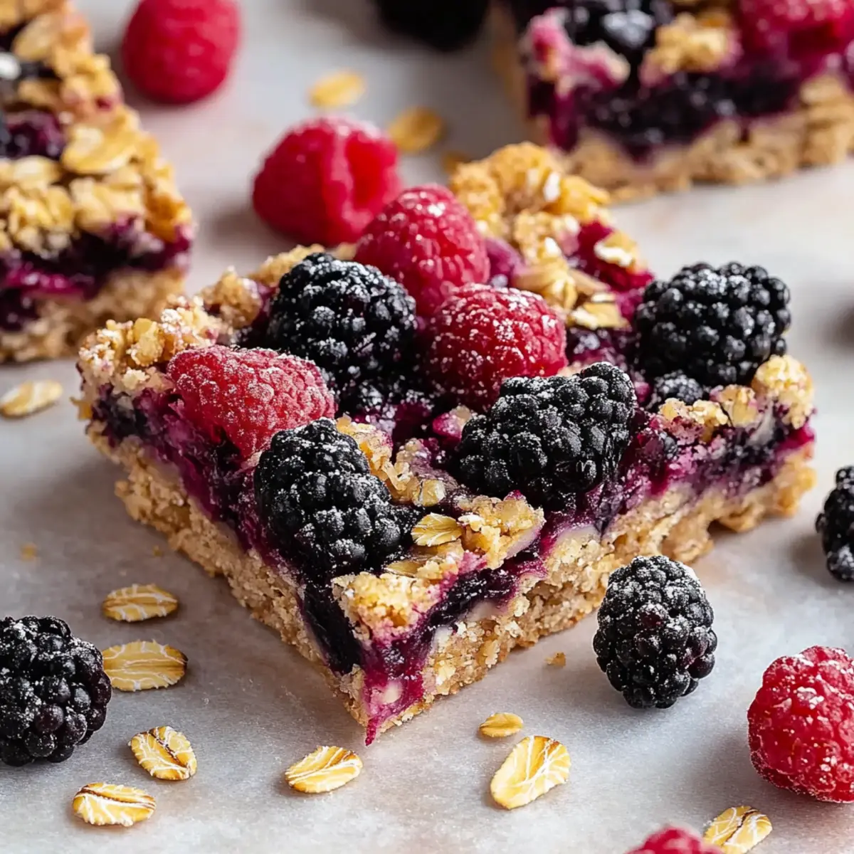 Berry Oat Bars