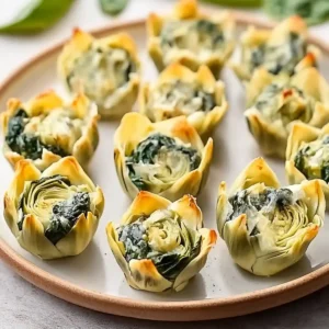 Spinach Artichoke Bites